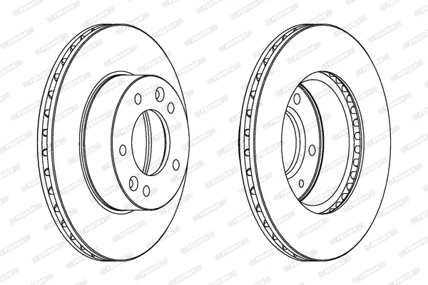 спирачен диск FERODO              