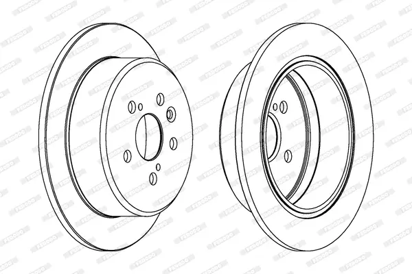 спирачен диск FERODO              