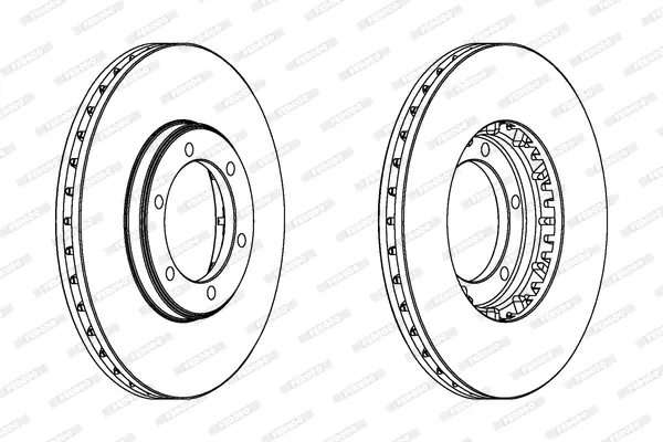 спирачен диск FERODO              