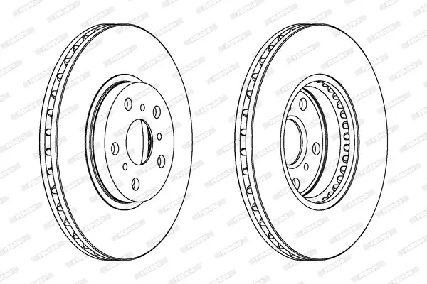 спирачен диск FERODO              