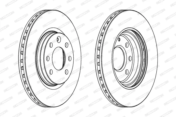 спирачен диск FERODO              
