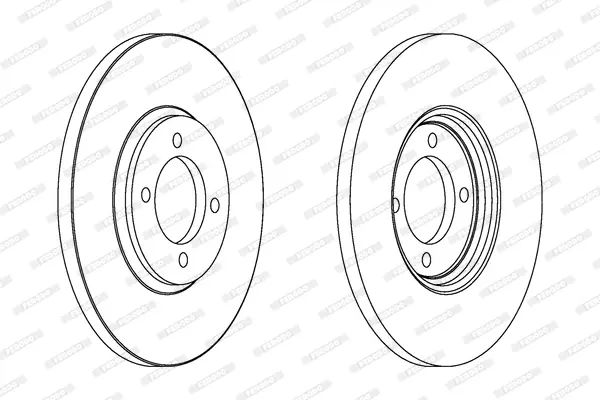спирачен диск FERODO              