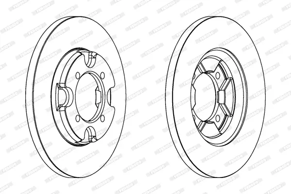 спирачен диск FERODO              