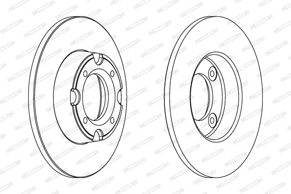 спирачен диск FERODO              