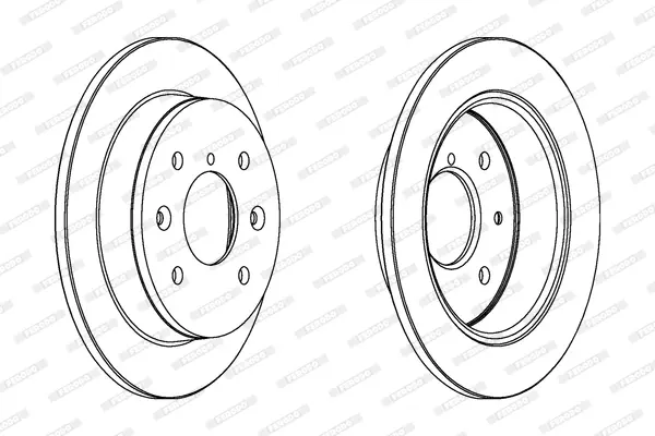 спирачен диск FERODO              