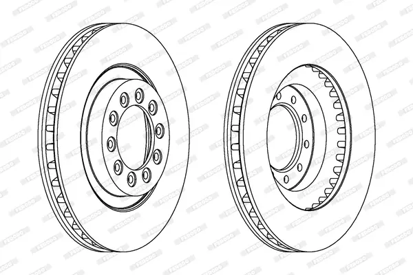 спирачен диск FERODO              