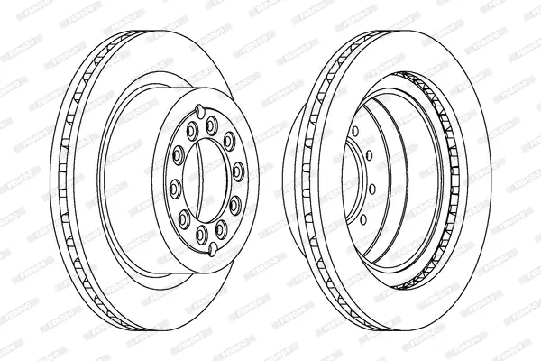 спирачен диск FERODO              