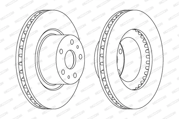 спирачен диск FERODO              