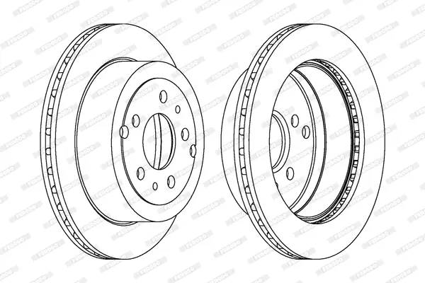 спирачен диск FERODO              