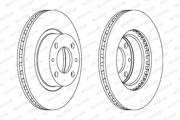 спирачен диск FERODO              