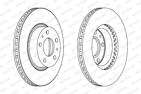 спирачен диск FERODO              