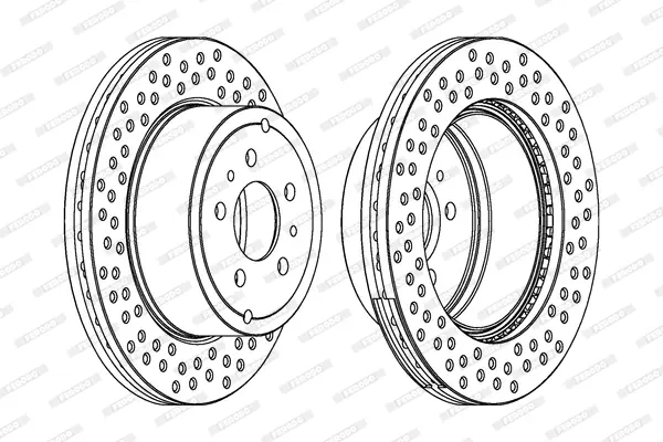 спирачен диск FERODO              