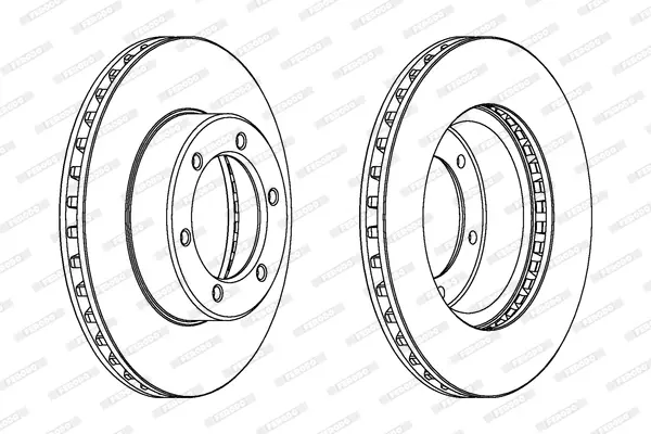спирачен диск FERODO              