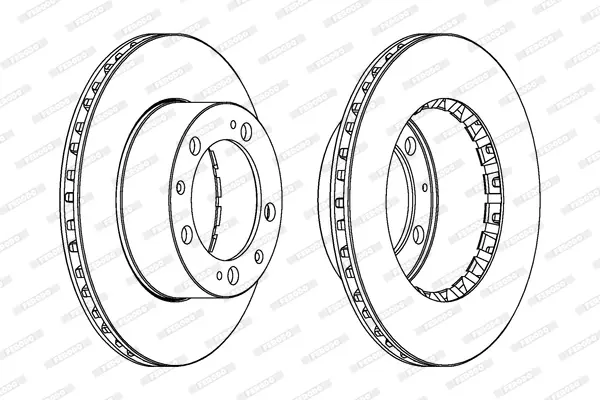 спирачен диск FERODO              