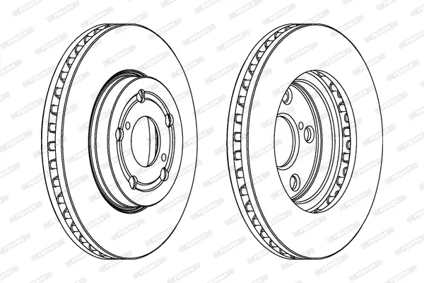 спирачен диск FERODO              