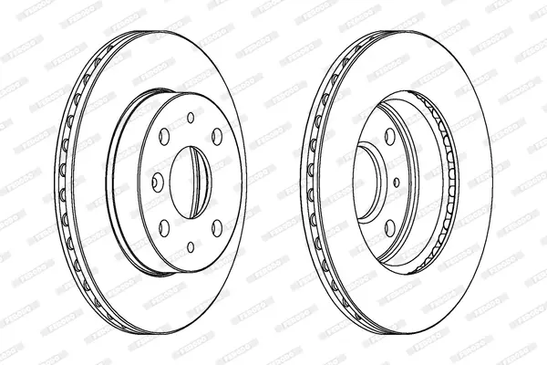 спирачен диск FERODO              