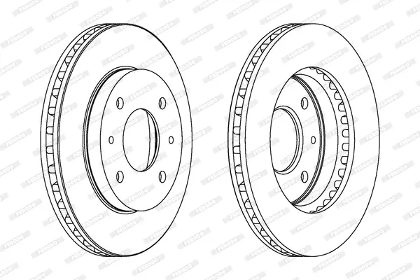 спирачен диск FERODO              