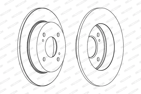 спирачен диск FERODO              