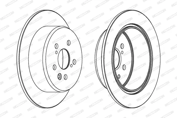 спирачен диск FERODO              
