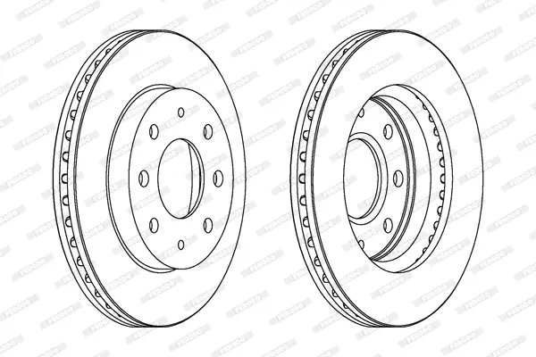 спирачен диск FERODO              