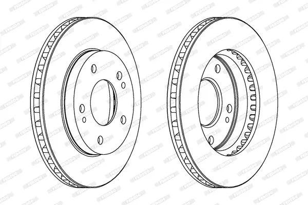 спирачен диск FERODO              