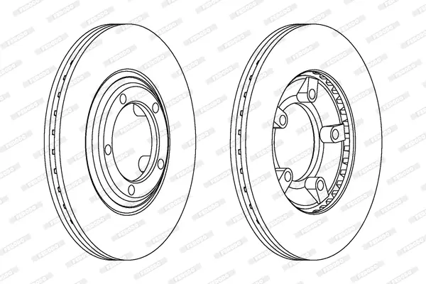 спирачен диск FERODO              