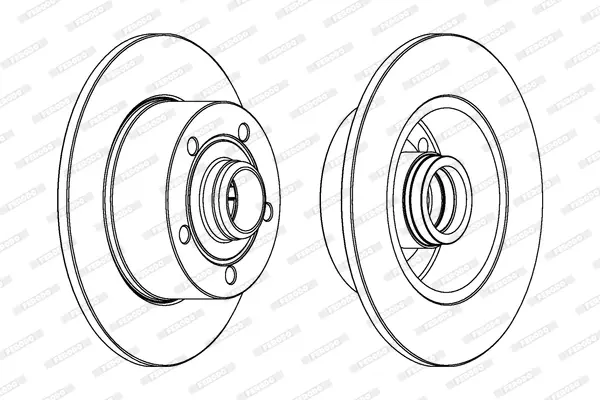 спирачен диск FERODO              