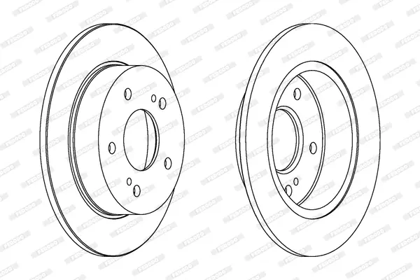 спирачен диск FERODO              