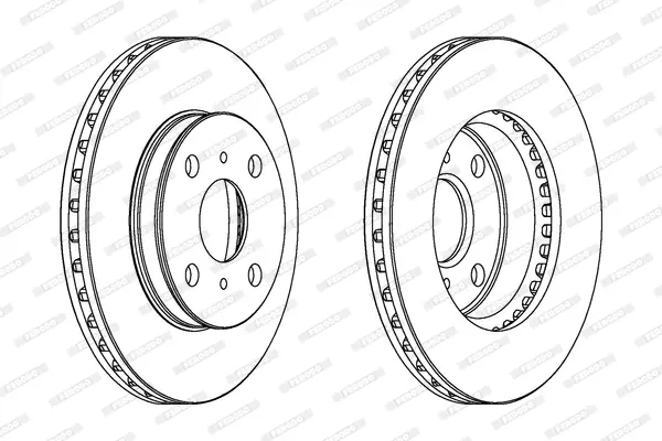 спирачен диск FERODO              