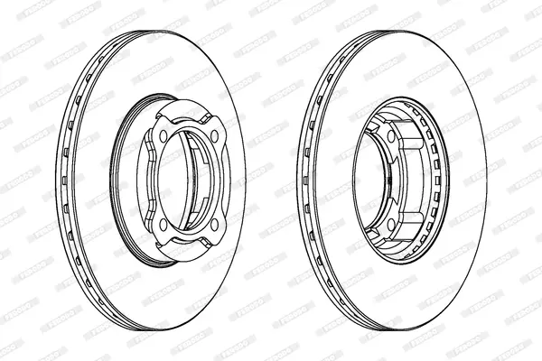 спирачен диск FERODO              