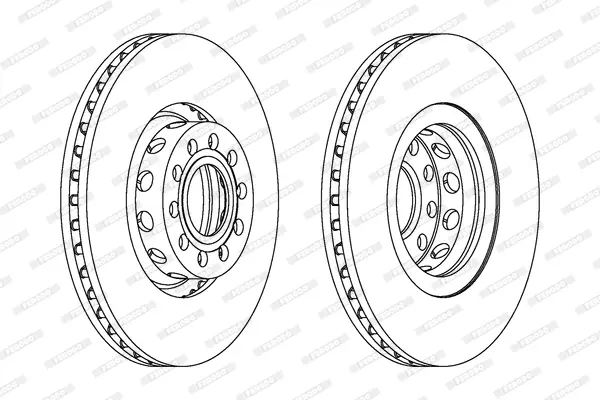 спирачен диск FERODO              
