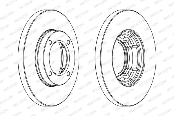 спирачен диск FERODO              