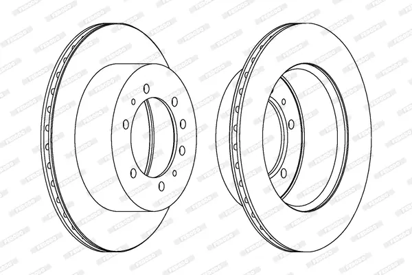 спирачен диск FERODO              