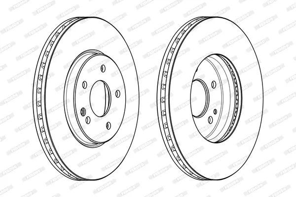 спирачен диск FERODO              