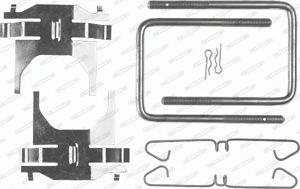 комплект принадлежности, дискови накладки FERODO              