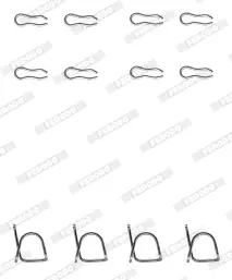 комплект принадлежности, дискови накладки FERODO              