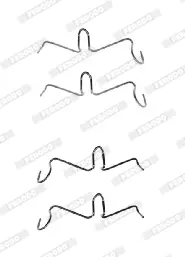 комплект принадлежности, дискови накладки FERODO              