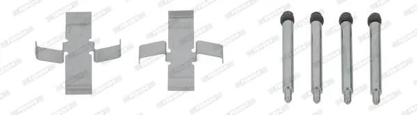 комплект принадлежности, дискови накладки FERODO              