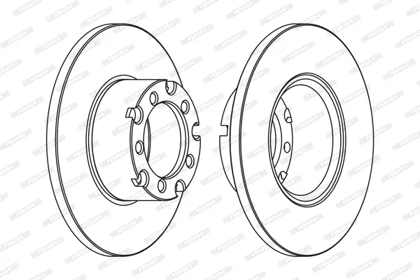спирачен диск FERODO              
