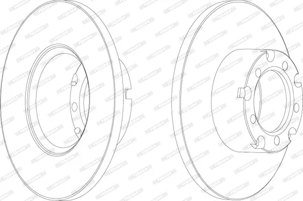 спирачен диск FERODO              