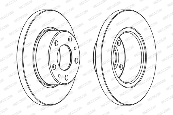 спирачен диск FERODO              