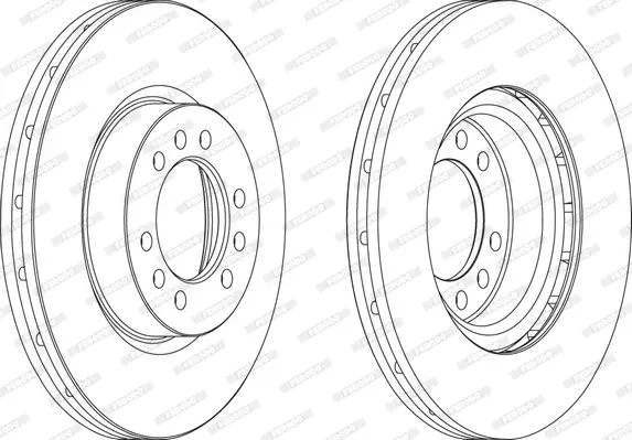 спирачен диск FERODO              