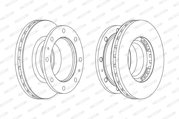 спирачен диск FERODO              