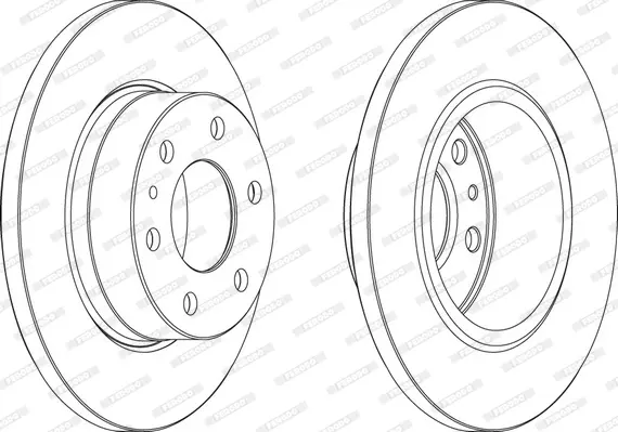 спирачен диск FERODO              