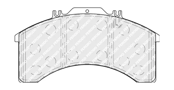 комплект спирачно феродо, дискови спирачки FERODO              