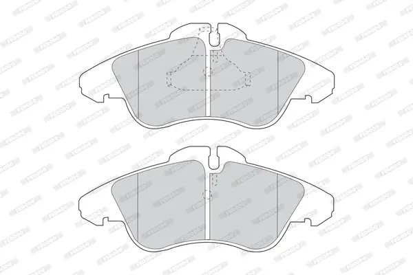 комплект спирачно феродо, дискови спирачки FERODO              