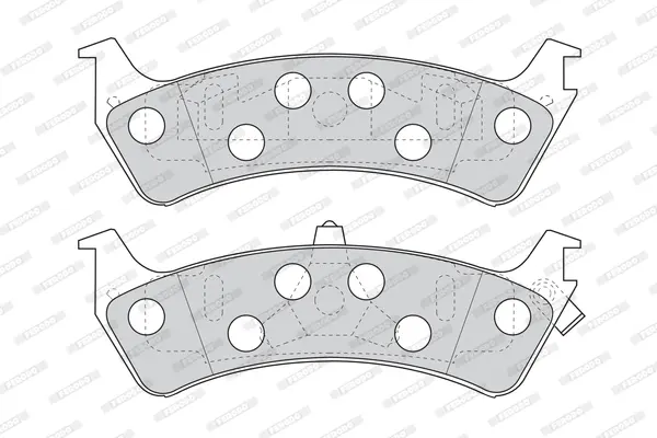 комплект спирачно феродо, дискови спирачки FERODO              
