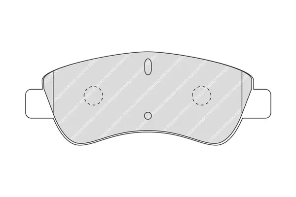 комплект спирачно феродо, дискови спирачки FERODO              