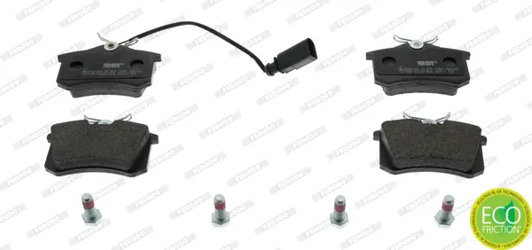 комплект спирачно феродо, дискови спирачки FERODO              