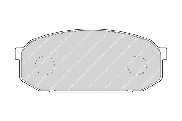 комплект спирачно феродо, дискови спирачки FERODO              